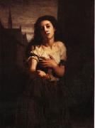 Hugues Merle A Beggar Woman Spain oil painting reproduction